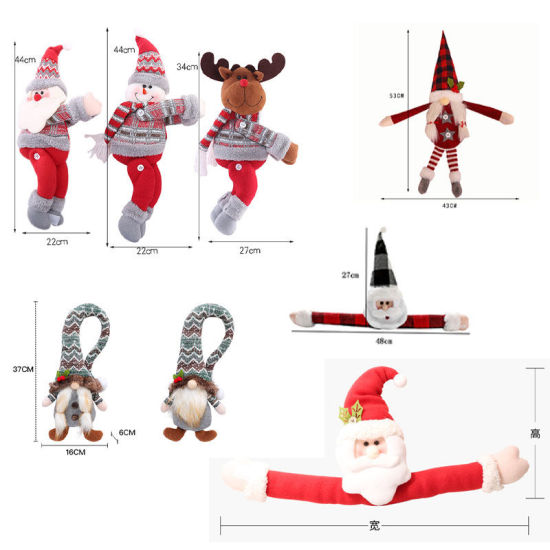 Image de Embrasses De Rideau De Poupée De Noël Clips Retenues Décoration De La Maison