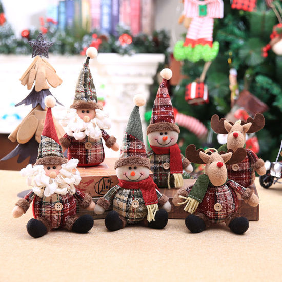 Image de Embrasses De Rideau De Poupée De Noël Clips Retenues Décoration De La Maison