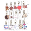 Picture of Zinc Based Alloy & Acrylic Keychain & Keyring Multicolor 1 Piece