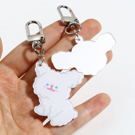 Image de Porte-Clés en Alliage de Zinc+Acrylique Multicolore 1 Pièce