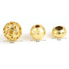 Picture of Brass Beads 18K Real Gold Plated 5 PCs