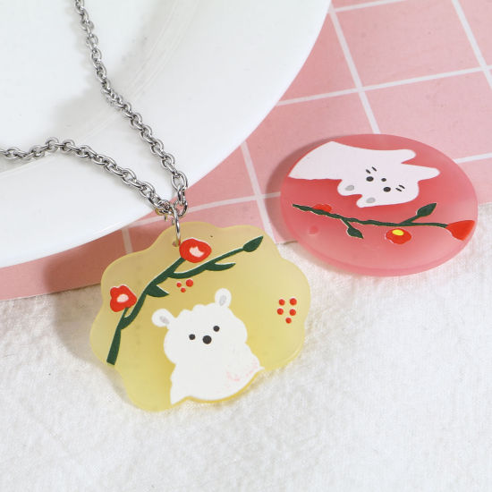 Image de Pendentifs en Résine Animal Multicolore 10 Pcs