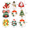 Imagen de Resina Navidad Colgantes Multicolor 10 Unidades