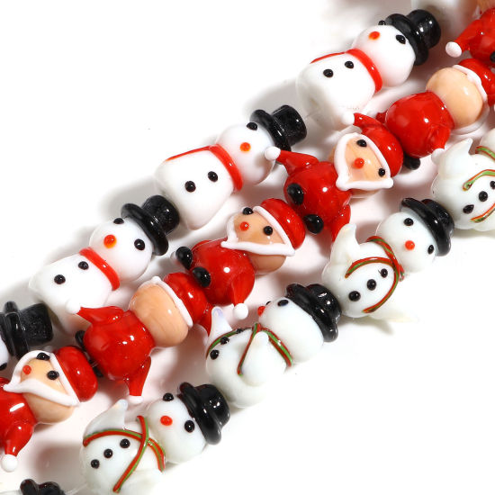 Imagen de Navidad Cuentas Vidrio Murano , Multicolor 2 Unidades