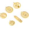 Picture of Brass Charms 18K Real Gold Plated 1 Piece