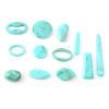 Picture of Acrylic Beads Green Blue Imitation Turquoise 100 PCs
