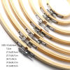 Bamboo Embroidery Hoop Round Natural 2 PCs の画像