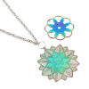 Picture of Iron Based Alloy Filigree Stamping Pendants Multicolor 5 PCs