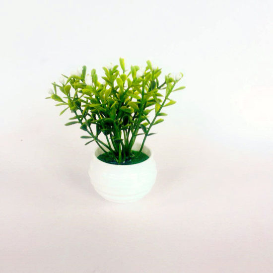 プラスチック製盆栽  フェイクグリーン  人工 人工 観葉植物 植木 偽物   植木 偽物   の画像