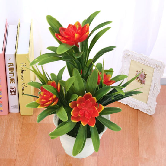 プラスチック造花鉢植え人工 観葉植物 植木 偽物   の画像