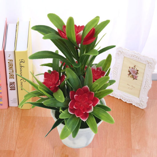 プラスチック造花鉢植え人工 観葉植物 植木 偽物   の画像