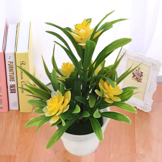 プラスチック造花鉢植え人工 観葉植物 植木 偽物   の画像