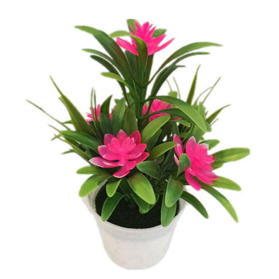 プラスチック造花鉢植え人工 観葉植物 植木 偽物   の画像