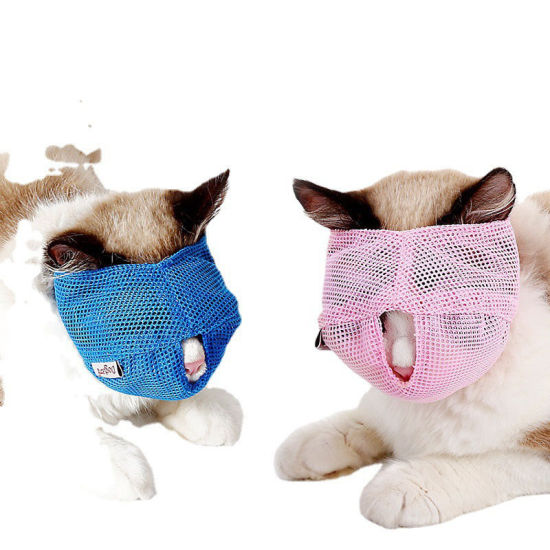 多機能咬傷防止通気性猫マスク口カバーペット用品 の画像