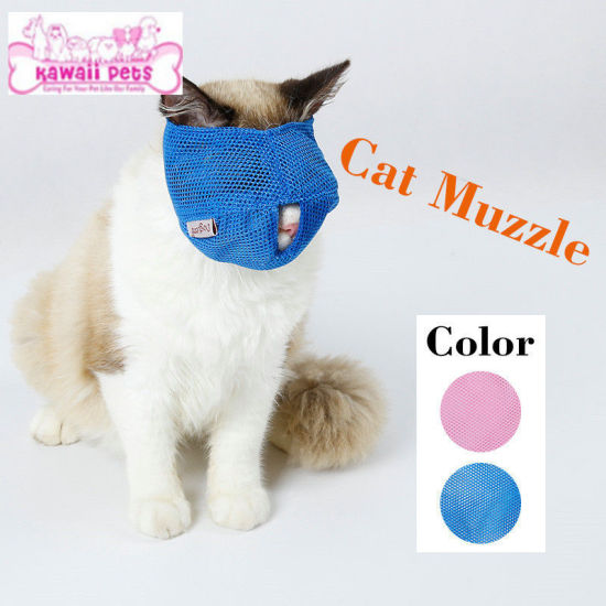 多機能咬傷防止通気性猫マスク口カバーペット用品 の画像