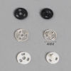 ABS 隠しボタン 多色 円形 4mm 30 セット の画像