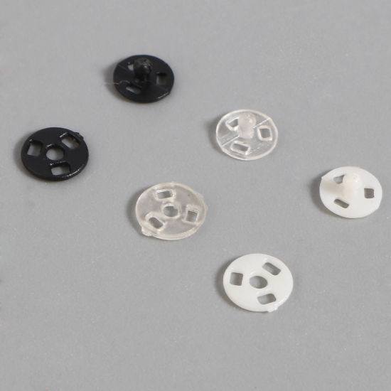 ABS 隠しボタン 多色 円形 4mm 30 セット の画像