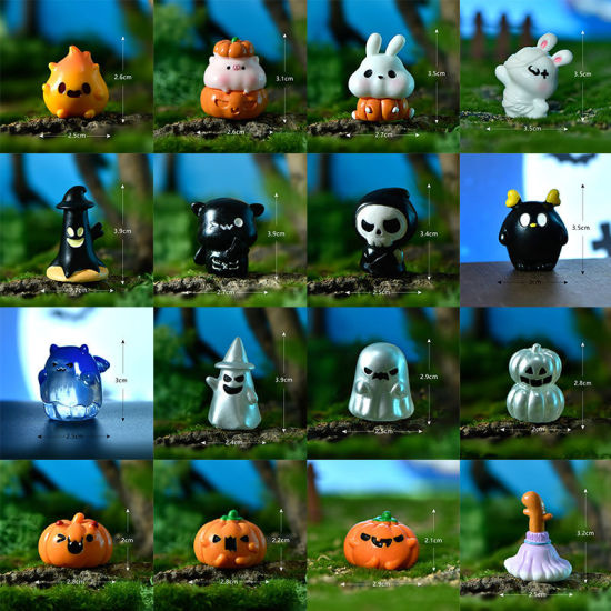 ハロウィーン炎樹脂マイクロランドスケープミニチュア装飾 の画像