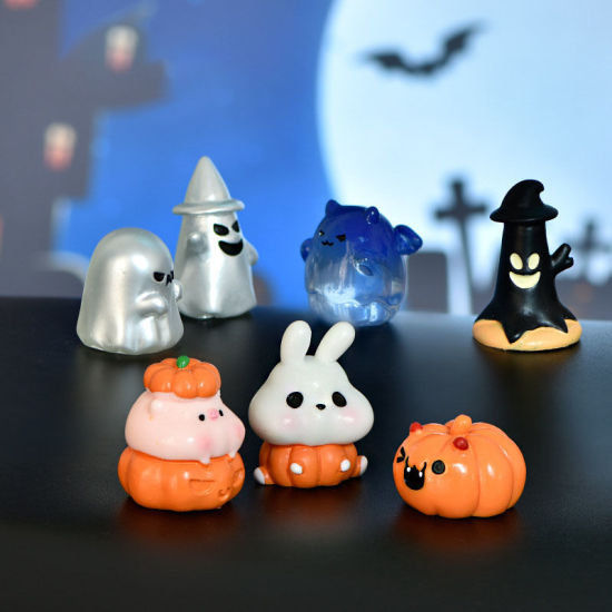 ハロウィーン炎樹脂マイクロランドスケープミニチュア装飾 の画像