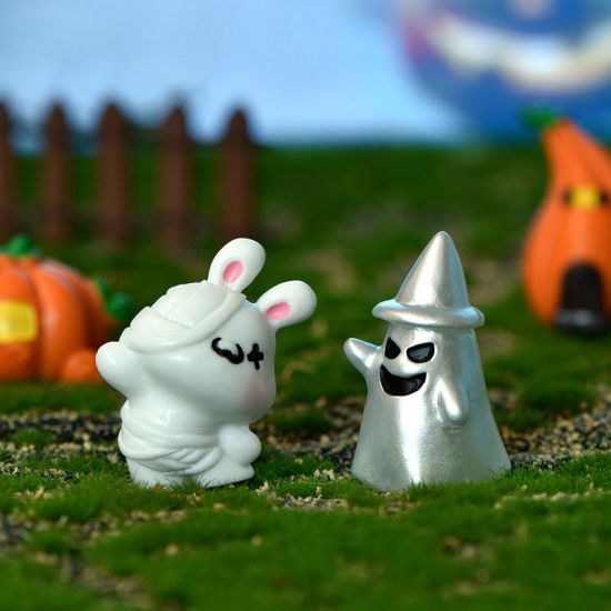 ハロウィーン炎樹脂マイクロランドスケープミニチュア装飾 の画像