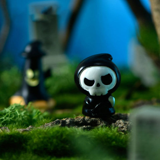ハロウィーン炎樹脂マイクロランドスケープミニチュア装飾 の画像