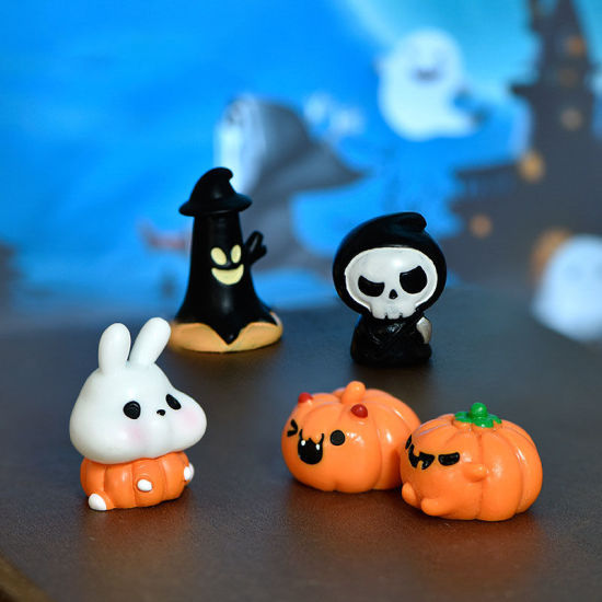 ハロウィーン炎樹脂マイクロランドスケープミニチュア装飾 の画像