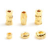 Picture of Brass Spacer Beads 18K Real Gold Plated 10 PCs