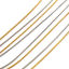 Iron Based Alloy Snake Chain Findings Multicolor 2 M