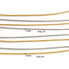 Picture of Iron Based Alloy Snake Chain Findings Multicolor 2 M