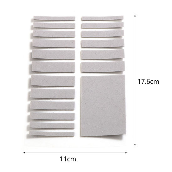 Image de Outils à Bijoux en Eponge & Silicone Multicolore Coller sur 17.6cm x 11cm, 2 Pièces