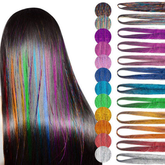 Image de Accessoires à Cheveux en Plastique Multicolore 90cm, 1 Paquet