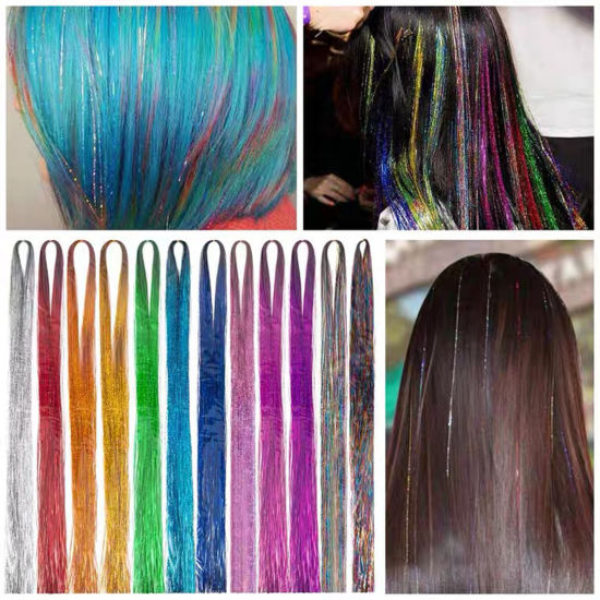 Image de Accessoires à Cheveux en Plastique Multicolore 90cm, 1 Paquet