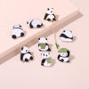 Picture of Zinc Based Alloy Pin Brooches Panda Animal Multicolor 1 Piece