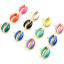 Zinc Based Alloy Charms Shell Gold Plated Multicolor 5 PCs