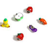 Picture of Zinc Based Alloy Spacer Large Hole Charm Beads Fruit Multicolor Enamel 5 PCs