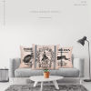 Imagen de Easter Rabbit Pattern Flax Square Pillowcase Home Textile Decoration