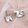 Image de Breloques en Alliage de Zinc Argent Vieilli 20 Pcs