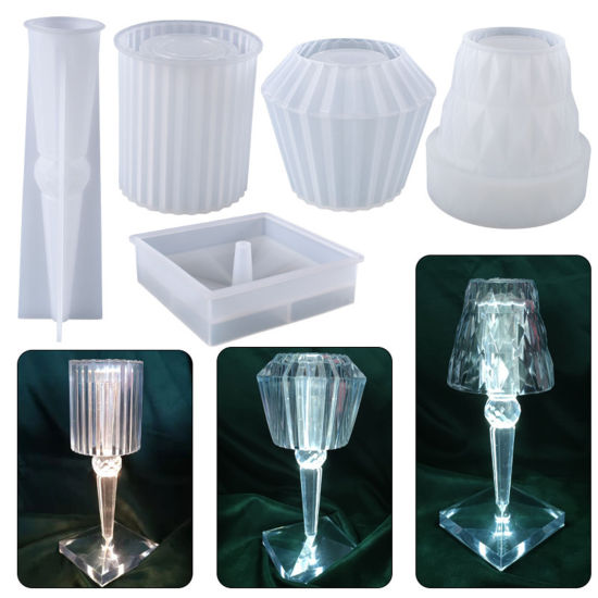 Image de Moule en Silicone pour lampe de table artisanale