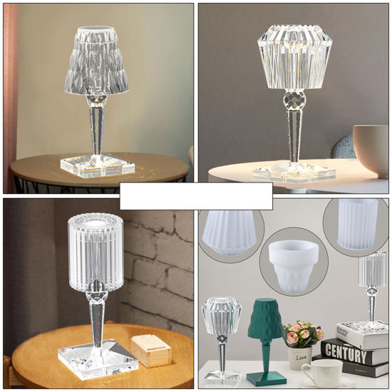 Image de Moule en Silicone pour lampe de table artisanale