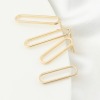 Picture of Brass Earring Accessories Real Gold Plated Oval Hollow