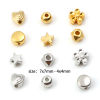 Picture of Zinc Based Alloy Spacer Beads Geometric Multicolor Flower