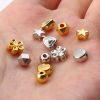 Picture of Zinc Based Alloy Spacer Beads Geometric Multicolor Flower