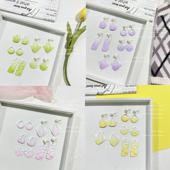 Picture of Zinc Based Alloy Pendants Multicolor Painted