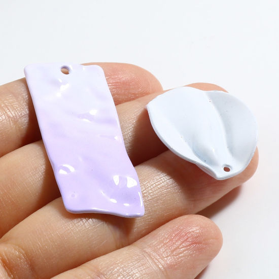 Picture of Zinc Based Alloy Pendants Multicolor Painted