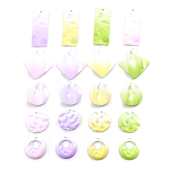 Picture of Zinc Based Alloy Pendants Multicolor Painted