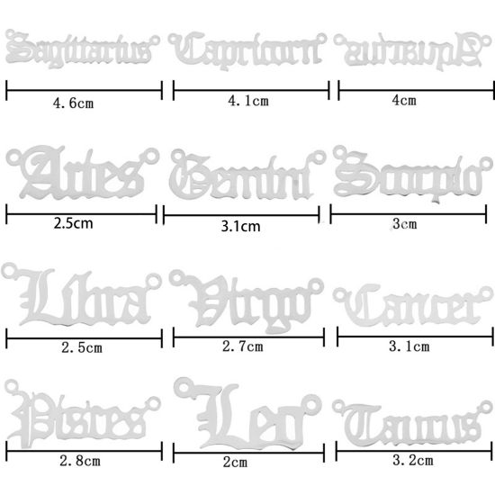 Immagine di Acciaio Inossidabile Connettore Messaggio Multicolore Costellazione 1 Pz