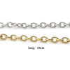 Picture of Wholesale Link Cable Chain Necklace, Multicolor Stainless Steel, Unisex Minimalist Gift Jewelry For Retailer, 44cm(17.3") long, 1 Piece