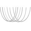 Picture of Wholesale Link Chain Necklace, Silver Tone 304 Stainless Steel, Unisex Stylish Minimalist Gift Jewelry For Retailer