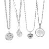 Picture of Wholesale Link Chain Necklace, Silver Tone 304 Stainless Steel, Unisex Stylish Minimalist Gift Jewelry For Retailer
