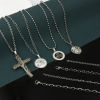 Picture of Wholesale Link Chain Necklace, Silver Tone 304 Stainless Steel, Unisex Stylish Minimalist Gift Jewelry For Retailer